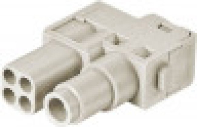09140052741, Heavy Duty Power Connector Module, 70A, Female, Han-Modular Series, 5 Contacts 09140052741, Heavy Duty Power Connector Module, 70A, Female, Han-Modular Series, 5 Contacts