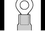 19070-0023, Terminals RING TONGUE STUD 1/4 18-22 AWG