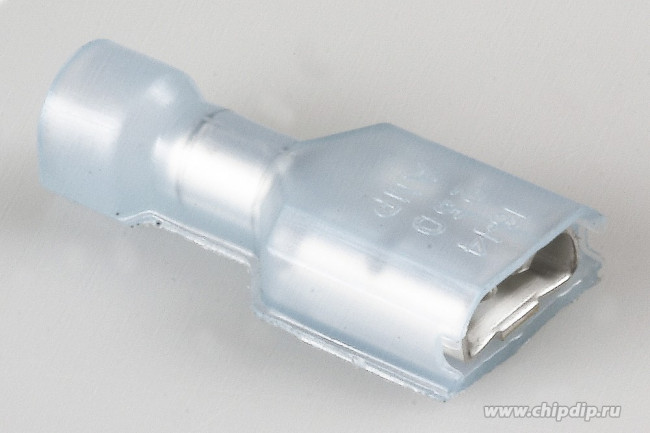 3-350819-2, Наконечник: плоский; 6,3мм; 0,8мм; "мама"; 1,31-2,08мм2; обжим