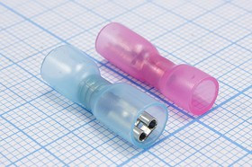 241032M, Разъем плоский 2.8x0.5мм изолированный в красной термоусаживаемой манжете; №15939R клемма гн 2,8x0,5\0,2\S0,5-1,5\Cu луж\\полн.PO к