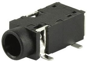 SJ2-35813A-SMT-TR, Phone Connectors 3.5mm Narrow Ftprint 3 conductor 0 switc
