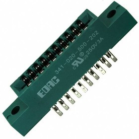 341-020-500-202, Standard Card Edge Connectors 20P Solder Tail 3.56mm ROW SPACE