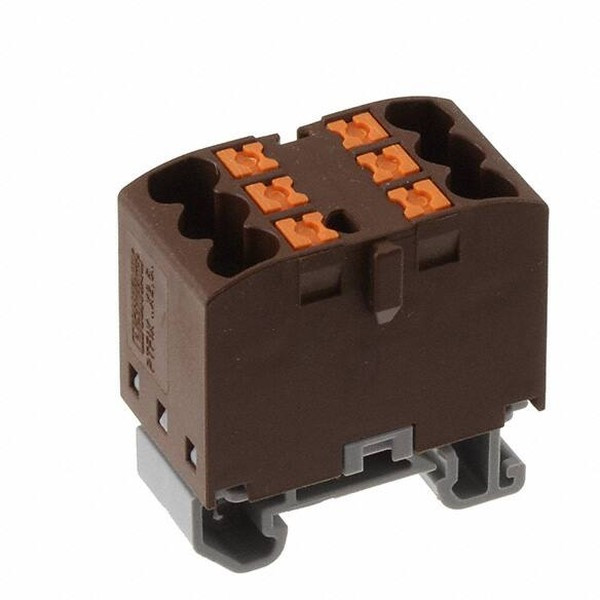 3274110, DIN Rail Terminal Blocks PTFIX 6X2,5-NS15A BN 2.5mm2 NS15 DIN HRZ