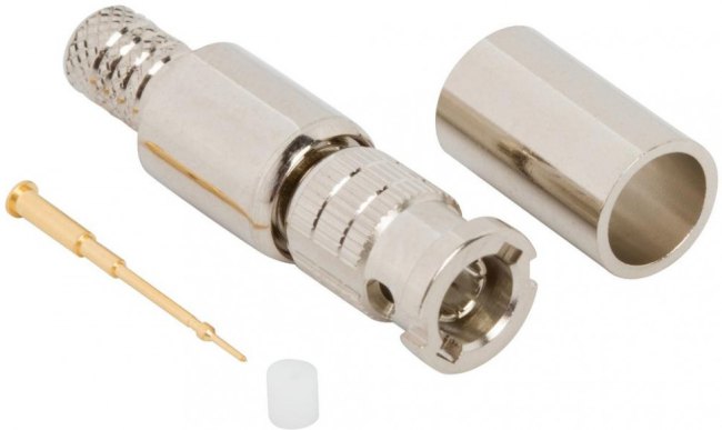 034-1128-12G, RF Connectors / Coaxial Connectors HD-BNC Strgt Crmp - Canare L-3.3CUHD 034-1128-12G, RF Connectors / Coaxial Connectors HD-BNC Strgt Crmp - Canare L-3.3CUHD