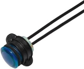 CNX714C600120W, PANEL INDICATOR, 14MM, BLUE, 120VAC