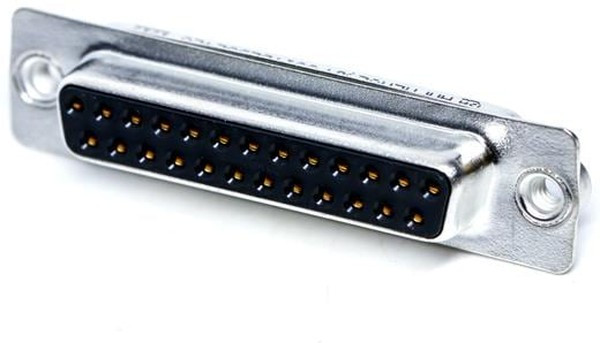 FCE17-E09PM-240, FCE17 9 Way Panel Mount D-sub Connector Plug, 2.74mm Pitch