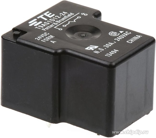 1-1393210-8, Power Relay 24VDC 30A SPST-NO(32. 51x27.43x27.94)mm THT 1-1393210-8, Power Relay 24VDC 30A SPST-NO(32. 51x27.43x27.94)mm THT