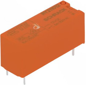 RY211012, Реле электромагнитное, SPDT, Uобмотки 12ВDC, 8A/250ВAC, 8A/30ВDC, монтаж PCB