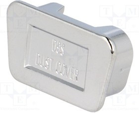 DC09-S-MTZ, Металлизированная крышка, D-Sub 9pin,D-Sub HD 15pin, PIN 9