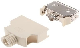 10340-3210-000, D-Sub Backshells 40P JUNCTION SHELL IDC WIREMOUNT SHIELD