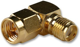 SMA5072A2-3GT50G-50, РЧ/Коаксиальный адаптер, SMA, Штекер, SMA, Гнездо, Прямоугольный Переходник, 50 Ом SMA5072A2-3GT50G-50, РЧ/Коаксиальный адаптер, SMA, Штекер, SMA, Гнездо, Прямоугольный Переходник, 50 Ом