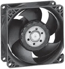 8212JH3, DC Fans DC Tubeaxial Fan, 12VDC, 112CFM, 71dBA, S-Force Series