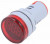085-06-256, Индикатор тока AD-22 (LED) d22мм красный IP54 HLT