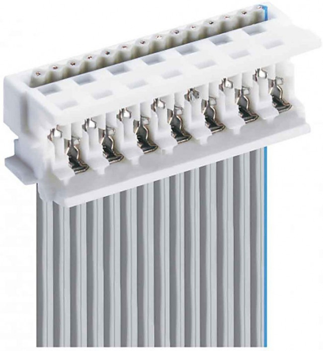 MICA 06, Conn IDC Connector SKT 6 POS 1.27mm IDT RA Cable Mount Box