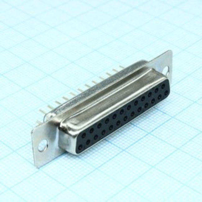 DS1034-25FBNSISS, (DBS-25F), D-Sub, розетка на плату
