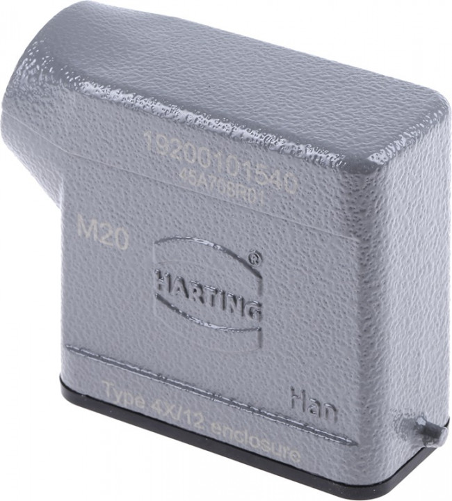 19200101540, Корпус: для разъемов HAN, Han, размер 10А, на провод, на защелке