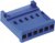 281838-6, Кожух разъема RCP 6 местн. 2.54мм с захватом для монтажа кабеля