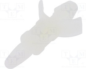 DR8G813V40363, Дистанцирующая стойка на плату, полиамид, Дл 9,5мм, на защелки