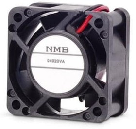 04020VA-12Q-CA-00, DC Fans DC Tubeaxial Fan, 40x40x20mm, 12VDC, 12.4CFM, Rib Mount, Ball, Lead Wires, IP69K
