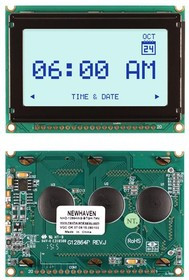 NHD-12864WG-BTGH-T#N, LCD Graphic Display Modules &amp; Accessories STN-Gray 75.0 x 52.7