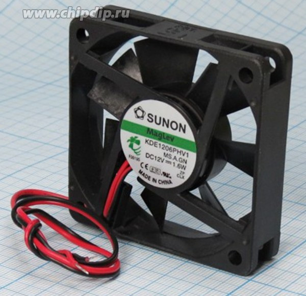 Вентилятор Sunon KDE1206PHV1 12v 1.8W 60x15