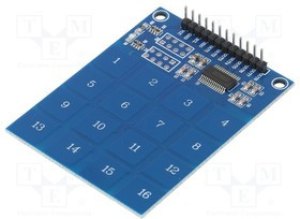 OKY3423, Датчик: касания, емкостный, Каналы: 16, IC: TTP229, 2,4-5,5ВDC OKY3423, Датчик: касания, емкостный, Каналы: 16, IC: TTP229, 2,4-5,5ВDC