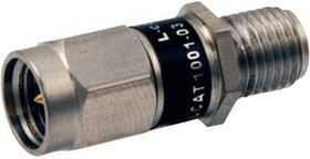 LCAT1001-03, RF ATTENUATOR, 2W/3, SMA PLUG-JACK