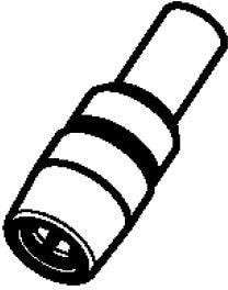 59K106-103L5, Cable socket SMB, straight, SMB, Brass, Socket, Straight, 50Ohm, Crimp Terminal