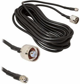 N male RG58 SMA male 5m, Высокочастотный разъём N(male)-SMA(male), RG58, 5 м