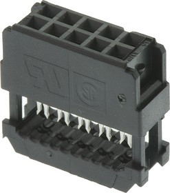 1658620-1, 10-Way IDC Connector Socket for Cable Mount, 2-Row