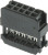 1658620-1, 10-Way IDC Connector Socket for Cable Mount, 2-Row