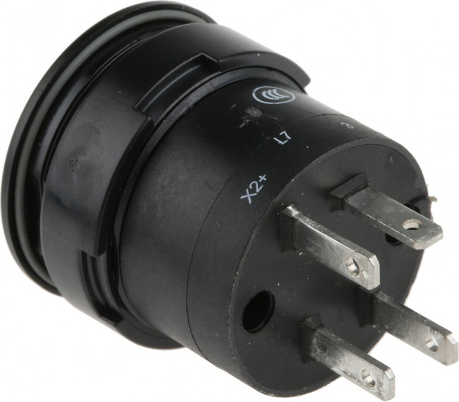 K84-603.4205, 84 Series Illuminated Push Button Switch, Momentary, Panel Mount, 22.5mm Cutout, SPST, 24V dc, IP67