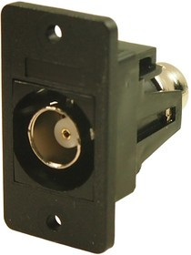 MP008968, РЧ/Коаксиальный адаптер, BNC, Гнездо, BNC, Гнездо, Straight Panel Adapter, 50 Ом