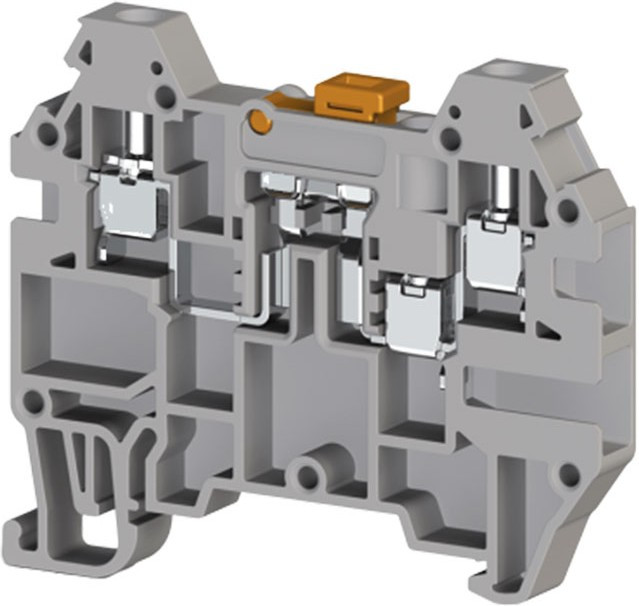AVK2,5EA (серый), 324949 Клеммник 3-х выводной с размыкателем, 2,5 мм.кв.