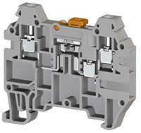 AVK2,5EA (серый), 324949 Клеммник 3-х выводной с размыкателем, 2,5 мм.кв.