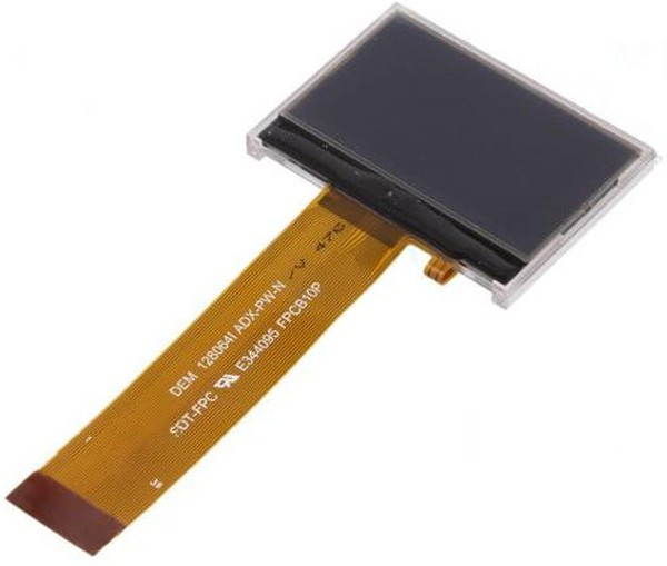 DEM 128064IADX-PW-N, Дисплей: LCD; графический ASTN 128x64 белый/Black 45,2x27,0мм COG DEM 128064IADX-PW-N, Дисплей: LCD; графический ASTN 128x64 белый/Black 45,2x27,0мм COG
