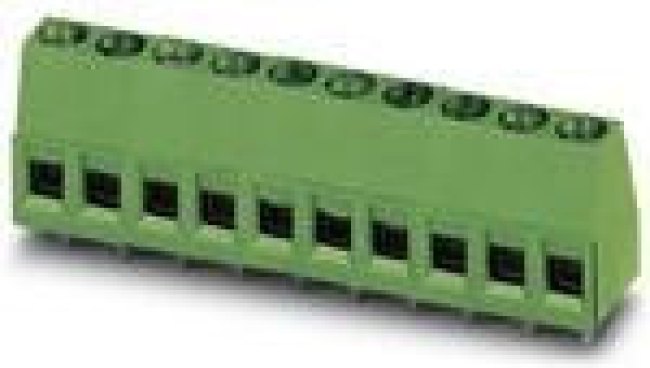 1742059, Conn PC Terminal Block 15 POS 5mm Solder ST Thru-Hole 17.5A