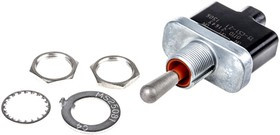T9-CS1-26, Toggle Switch, Panel Mount, On-(On), SPST, Screw Terminal, 28 V dc, 115V ac T9-CS1-26, Toggle Switch, Panel Mount, On-(On), SPST, Screw Terminal, 28 V dc, 115V ac