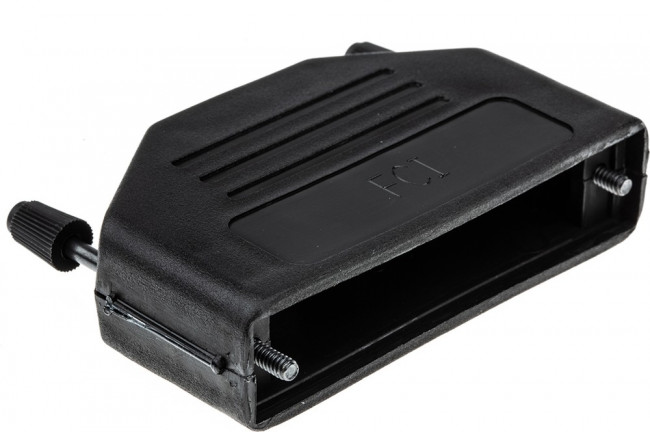 86303641CLF, D-Sub Backshells Snap Plas Strt exit D 50 way shell