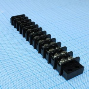DG49-A-12P-13-00A(H), Блок барьерных клеммников 12 контактов черный