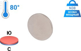 Неодимовый магнит диск 15х1.2 мм