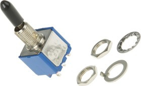 55646AVDE, Toggle Switch, Panel Mount, On-On, DPST, Solder Terminal 55646AVDE, Toggle Switch, Panel Mount, On-On, DPST, Solder Terminal