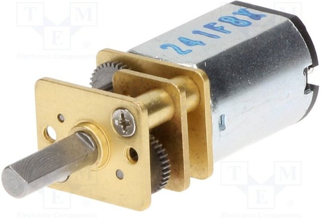 2381, Двигатель: DC, с редуктором, Medium Power, 6ВDC, 670мА, макс.92мНм