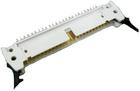 86130342114345E1LF, Headers &amp; Wire Housings Header,Long Angled Spill,Thru-Mnt,24P