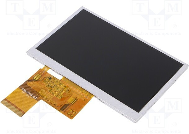 RFE430G-AIW-DNN, Дисплей: TFT, 4,3", 480x272, Подсвет: LED, Разм: 105,5x67,2x2,95мм