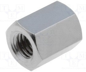 TFF-M5X10/DR118, Дистанцирующая стойка с резьбой, 10мм, Внутр.резьба: M5, латунь