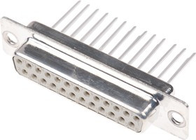 09670254707, 0967 25 Way Panel Mount D-sub Connector Socket, 2.76mm Pitch