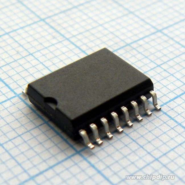 ADM2486BRWZ-REEL, Изолированный RS-484 приемопередатчик, Half-Duplex, High Speed [SOIC-16]