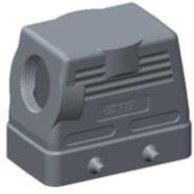 T1210100116-000, Heavy Duty Power Connectors Hood 73MM L 43MM W PG16 Side Entry T1210100116-000, Heavy Duty Power Connectors Hood 73MM L 43MM W PG16 Side Entry