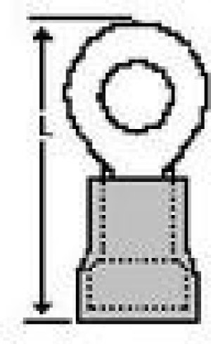 19073-0015, Terminals RING 18-22 AWG 08 STUD
